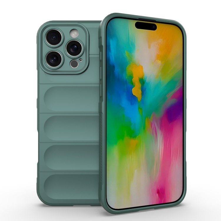 Levně STEPS Ochranný kryt pro Apple iPhone 16 Pro Max zelený