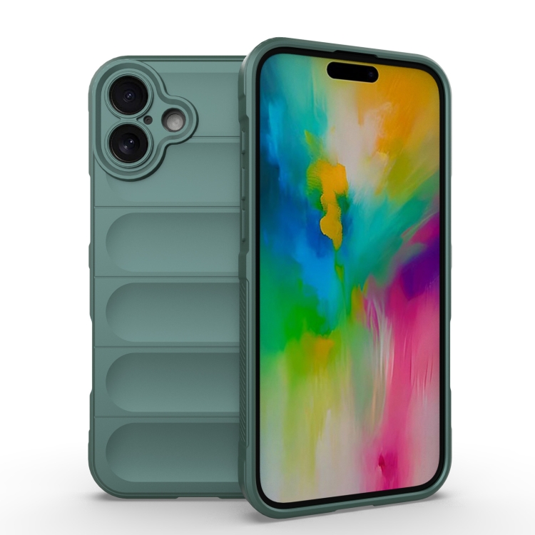 Levně STEPS Ochranný kryt pro Apple iPhone 16 Plus zelený
