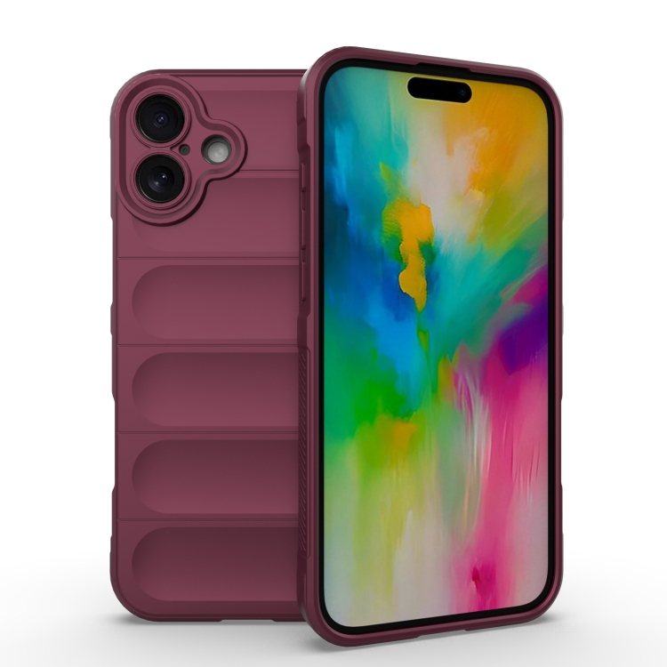 Levně STEPS Ochranný kryt pro Apple iPhone 16 Plus bordový