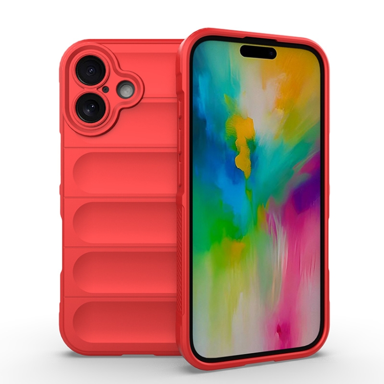 Levně STEPS Ochranný kryt pro Apple iPhone 16 červený