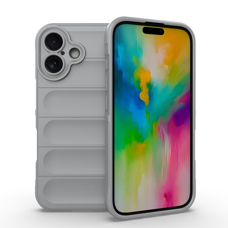 Levně STEPS Ochranný kryt pro Apple iPhone 16 šedý