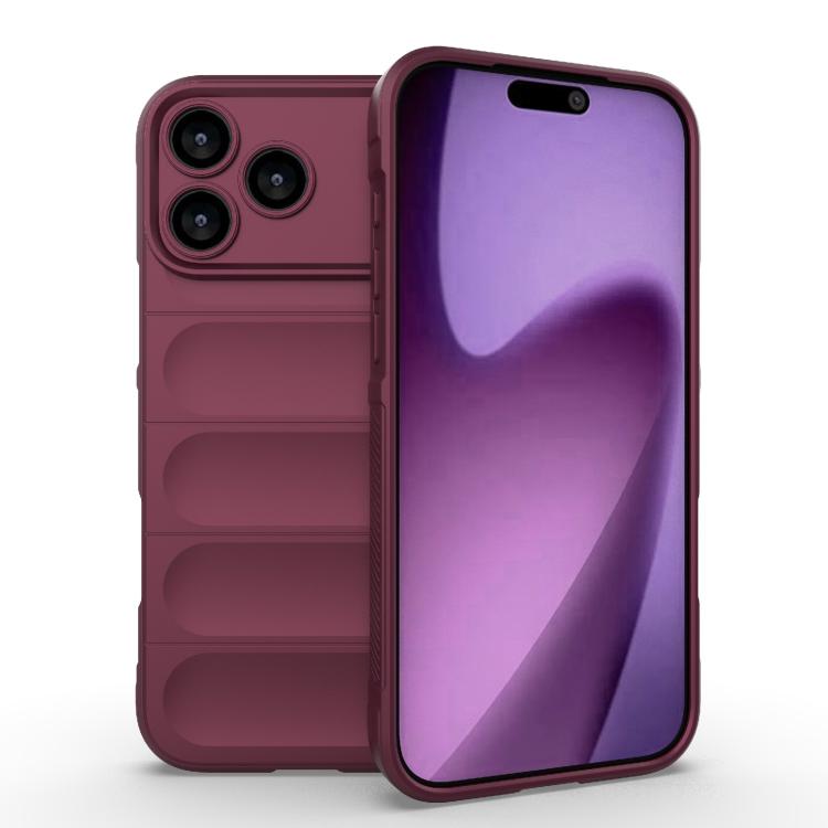 Levně STEPS Ochranný kryt pro Apple iPhone 17 Pro Max bordó
