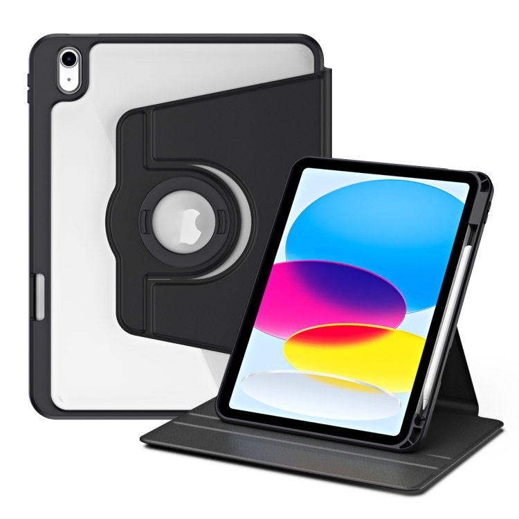 Levně Krystalový FLEXI 2v1 Sklápěcí obal pro Apple iPad (A16) 2025 / iPad 2022 černý