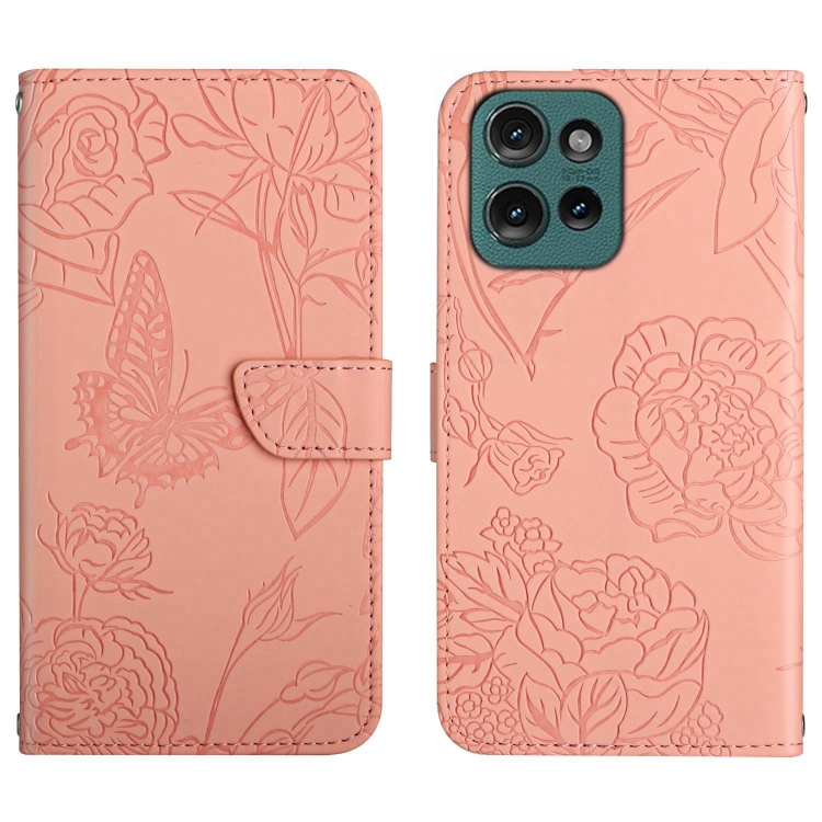 ART BLOSSOM Peněženkový obal pro Motorola Edge 60 Neo / 50 Neo / ThinkPhone 25 růžový
