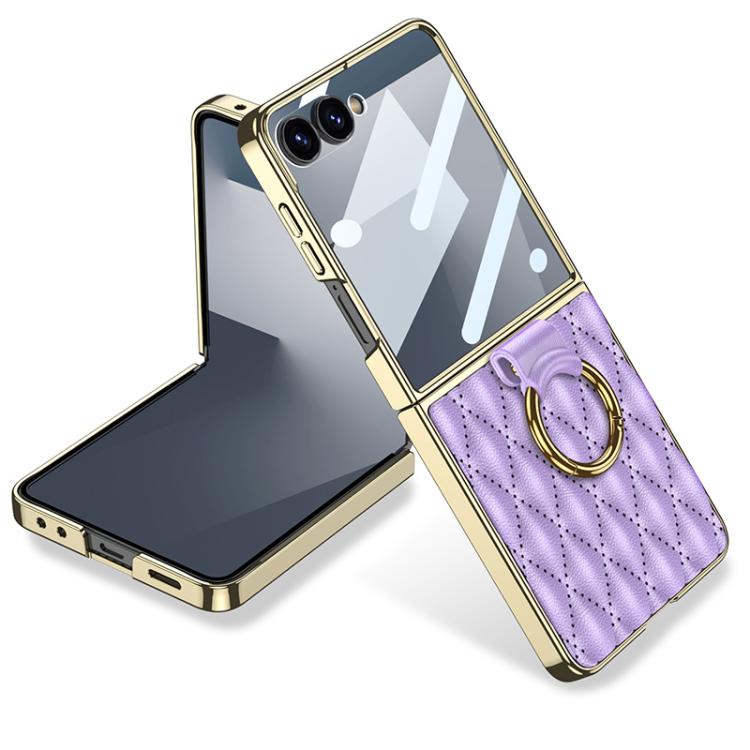 Levně GKK NIKKI Kryt s držákem Samsung Galaxy Z Flip7 5G fialový