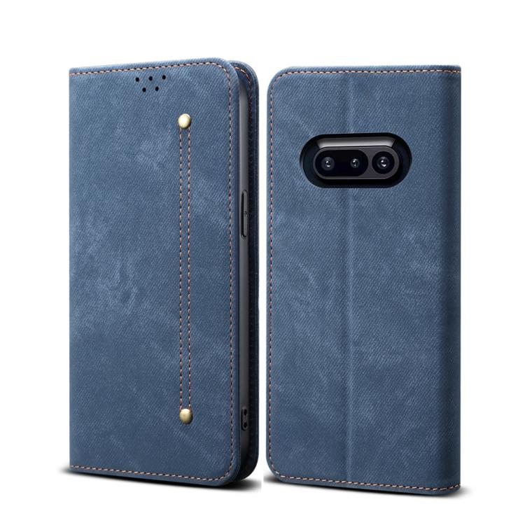 Levně DENIM Peněženkový kryt pro Nothing Phone (3a) modrý