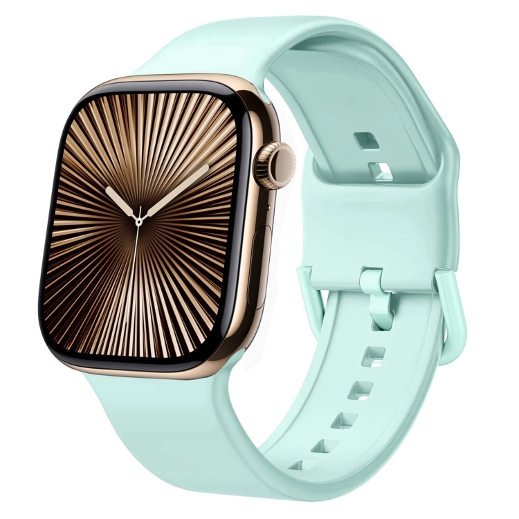 SILICONE Vyměnitelný řemínek pro Apple Watch 10 / 11 42mm mentolový