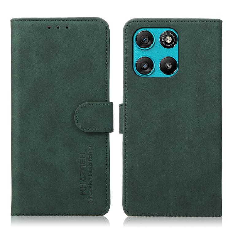 Levně KHAZNEH MATTE výklopné puzdro pre Motorola Moto G57 Power zelené