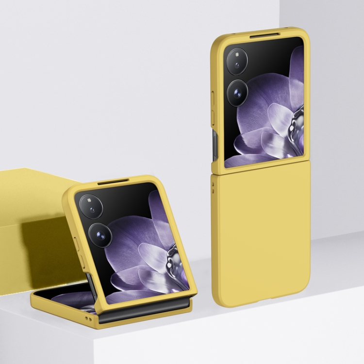 Levně PLASTIC Ochranný plastový kryt pro Xiaomi MIX Flip žlutý