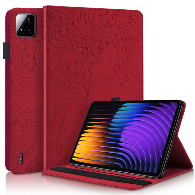 Levně ART TREE Zaklápěcí pouzdro pro Xiaomi Pad 7 / Pad 7 Pro / Pad 8 / Pad 8 Pro červené