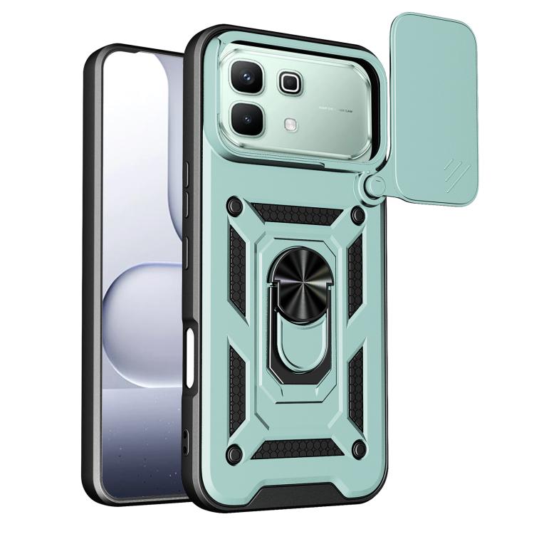 Levně RING CAMERA Kryt s držákem pro Infinix Note 60 / Note 60 Pro zelený