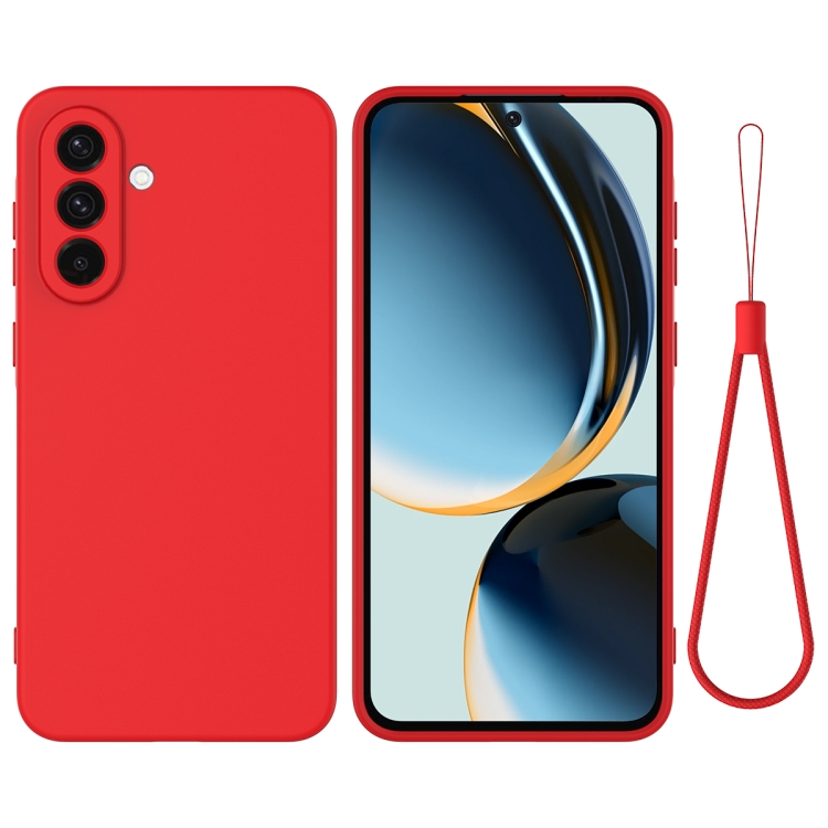 Levně RUBBER Ochranný kryt pro Samsung Galaxy A26 červený