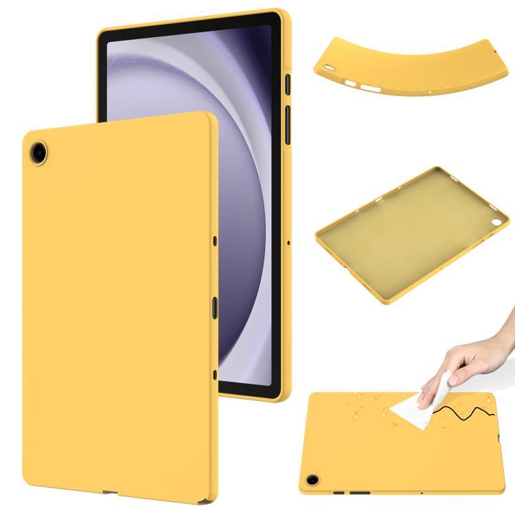 Levně RUBBER Ochranný kryt pro Samsung Galaxy Tab A11+ žlutý