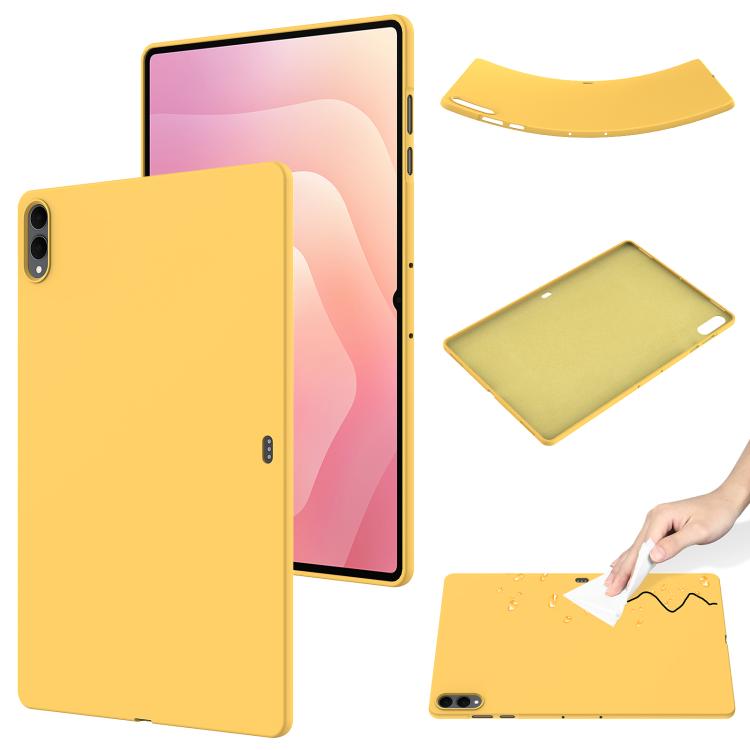 Levně RUBBER Ochranný kryt pro Samsung Galaxy Tab S11 Ultra žlutý