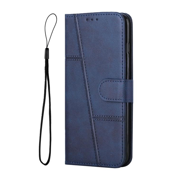 Levně STITCHED Peněženkový kryt pro Vivo V50 Lite modrý