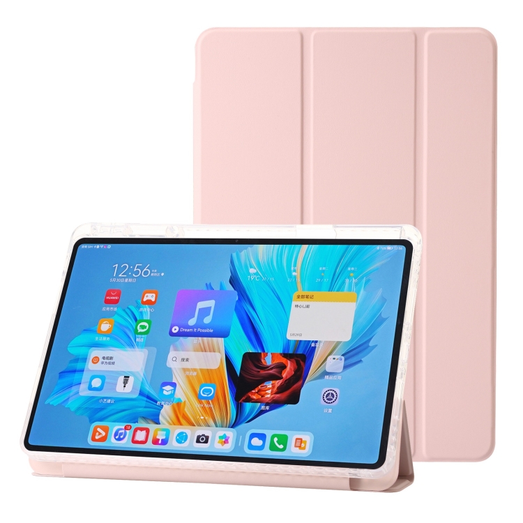Levně CRYSTAL Zaklápěcí pouzdro Huawei Matepad 10.4 růžové