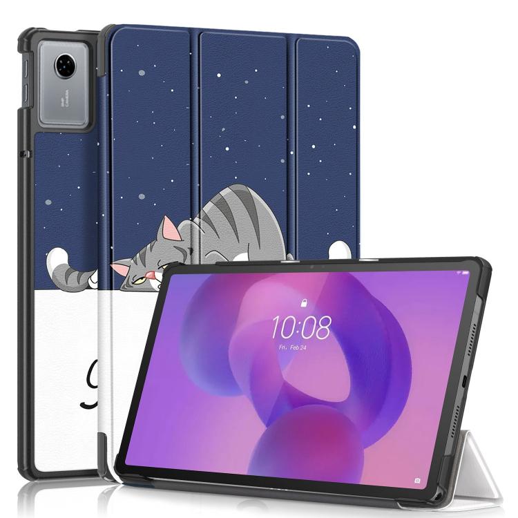 Levně ART Zaklápěcí pouzdro pro Lenovo Idea Tab 11 / Tab K11 Gen2 LAZY CAT