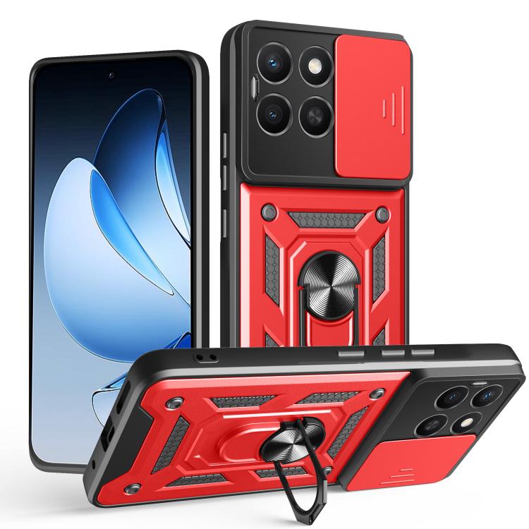 Levně RING CAMERA Kryt s držákem pro Honor X8c červený