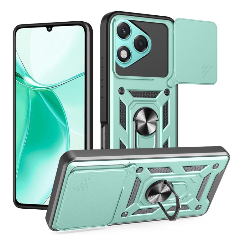 Levně RING CAMERA Kryt s držákem pro Honor 400 Lite 5G zelený