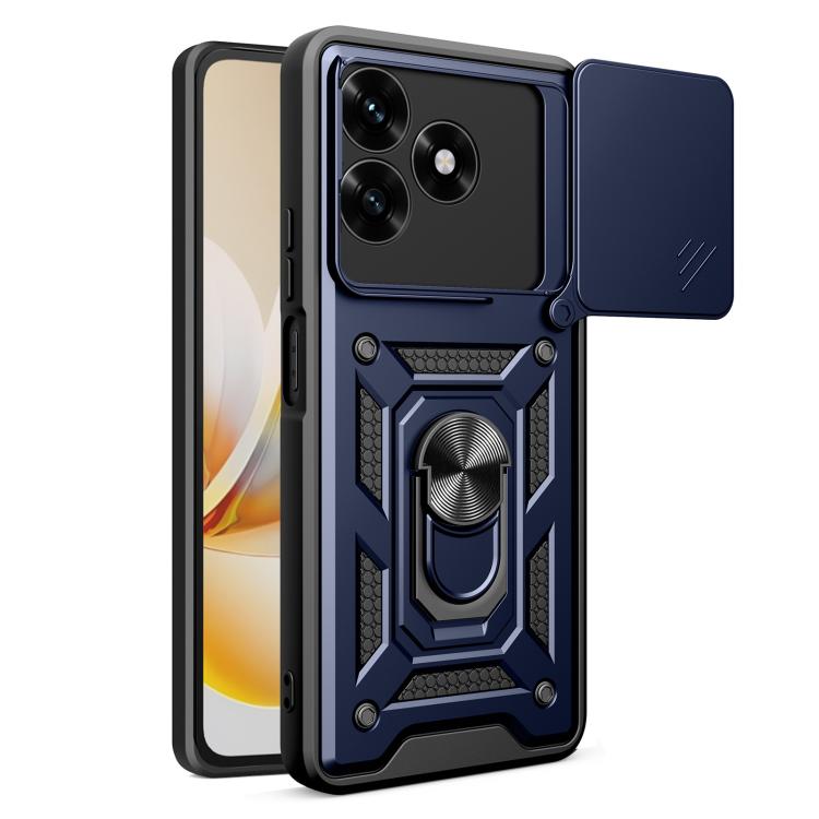 Levně RING kamera kryt s držákem pro Honor X5c Plus modrý
