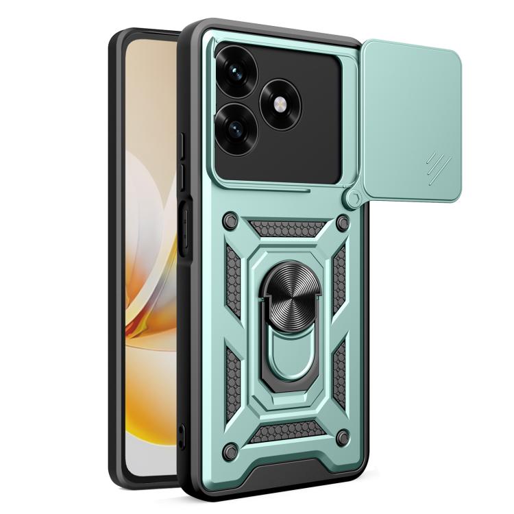 Levně RING Kamera Kryt s držákem pro Honor X5c Plus zelený