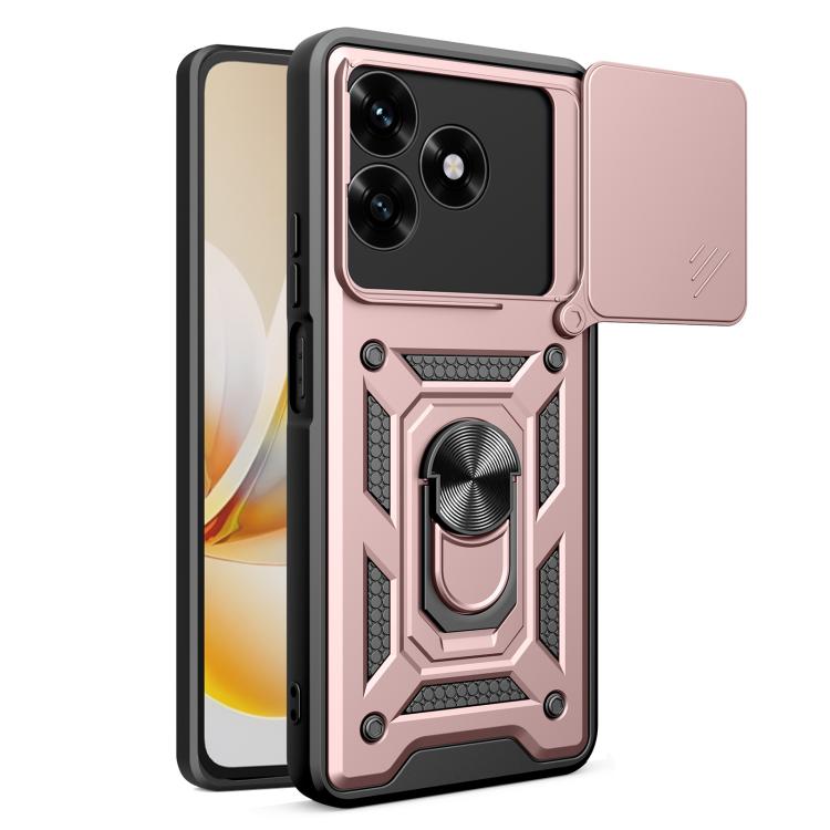 Levně RING kamera Kryt s držákem pro Honor X5c Plus růžový