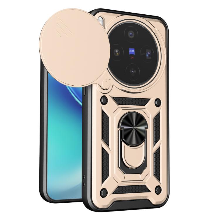 Levně RING CAMERA Kryt s držákem pro Vivo X300 zlatý