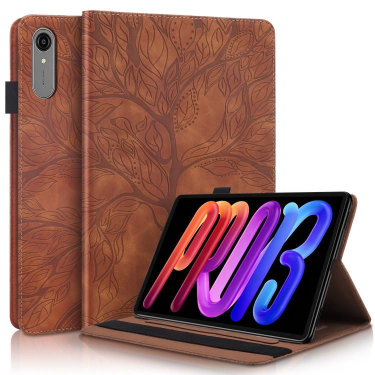 Levně ART TREE Zaklápěcí pouzdro pro Lenovo Idea Tab Pro Gen 2 hnědé