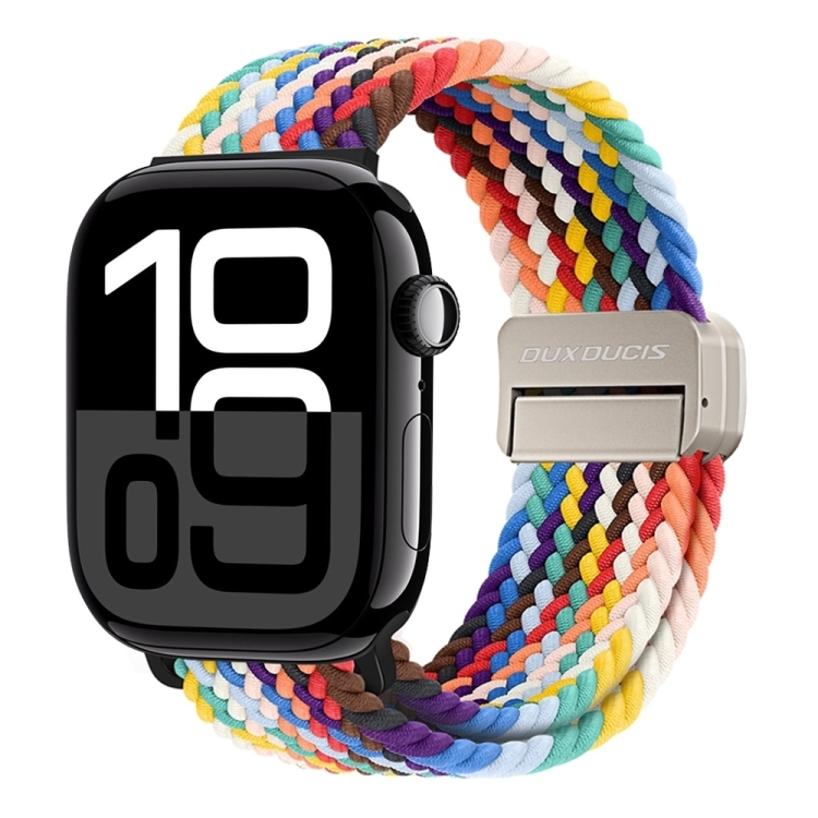 DUX BRAIDED Nylonový řemínek pro Apple Watch 10 / 11 46mm COLORFUL