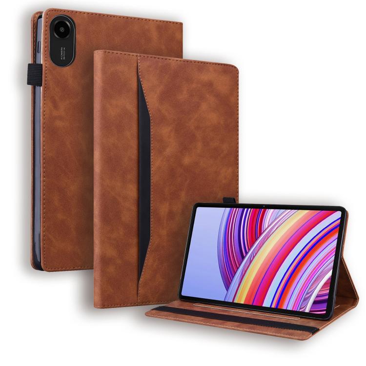 Levně FLATY Zaklápěcí pouzdro pro Xiaomi Redmi Pad 2 hnědé