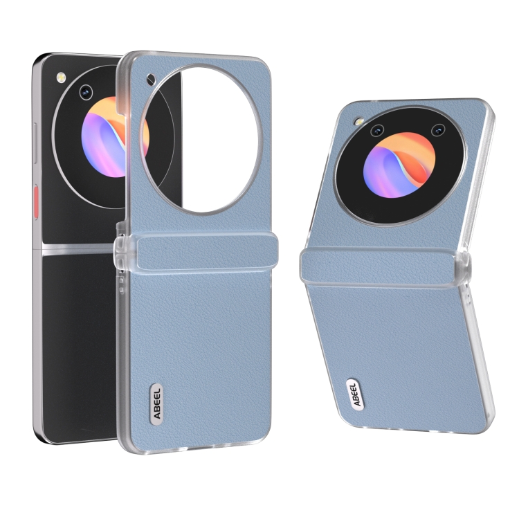 Levně ABEEL LEATHER Ochranný kryt pro Nubia Flip 5G modrý