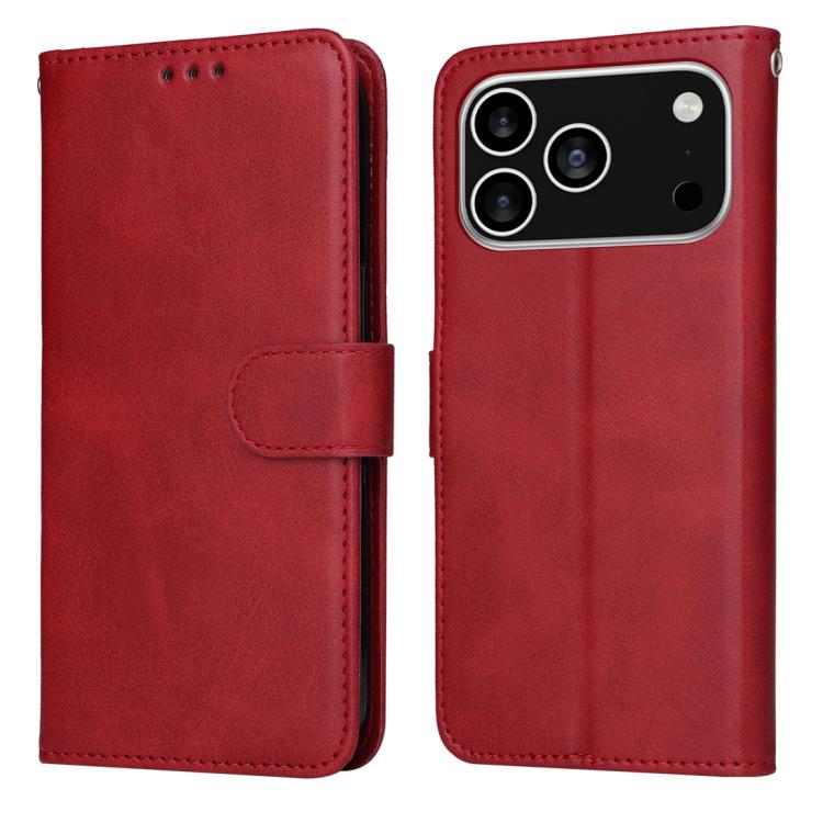 Levně SMOOTH Peněženkové pouzdro pro Apple iPhone 17 Pro červené