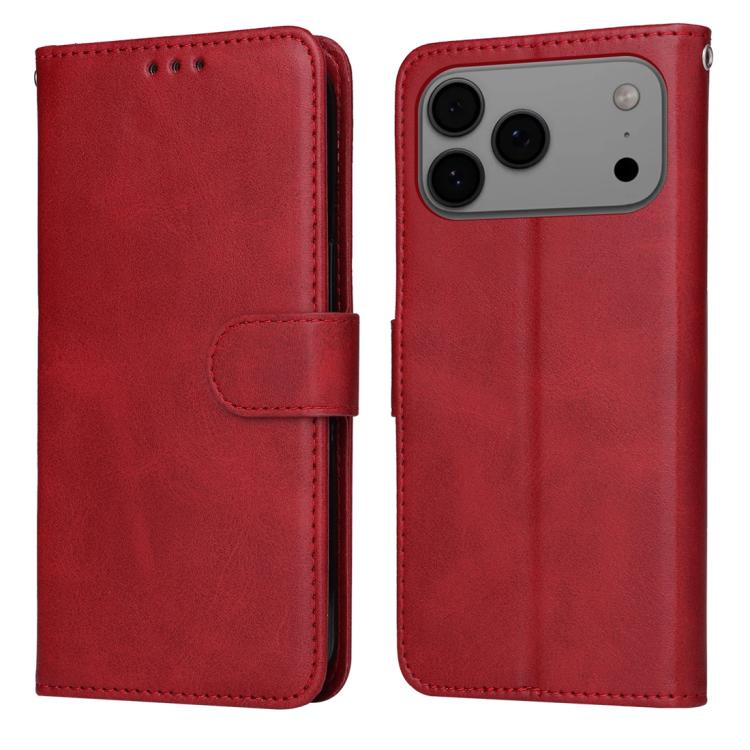 Levně SMOOTH Peněženkové pouzdro pro Apple iPhone 17 Pro Max červené