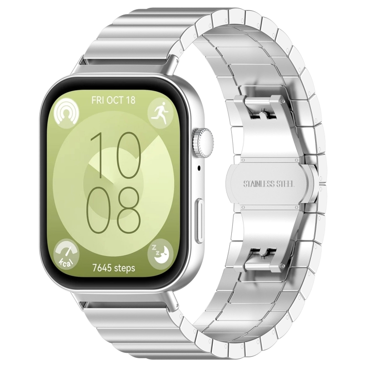 Levně STELLAR Kovový řemínek pro Huawei Watch Fit 4 / Fit 4 Pro stříbrný
