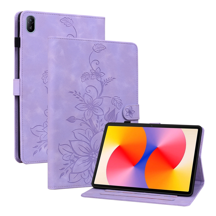 Levně ART LILY Zaklápěcí pouzdro pro Huawei MatePad SE 11 2024 fialové