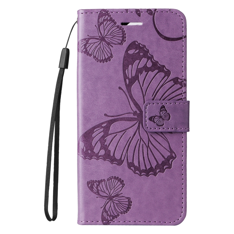 Levně ART BUTTERFLY Peněženkový obal pro Motorola Edge 60 Neo / 50 Neo / ThinkPhone 25 fialový