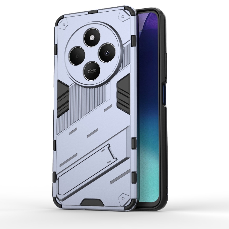Levně BIB Ochranný obal se stojanem pro Xiaomi Redmi 14C / Poco C75 šedý