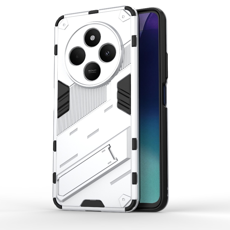 Levně BIB Ochranný obal se stojanem pro Xiaomi Redmi 14C / Poco C75 bílý