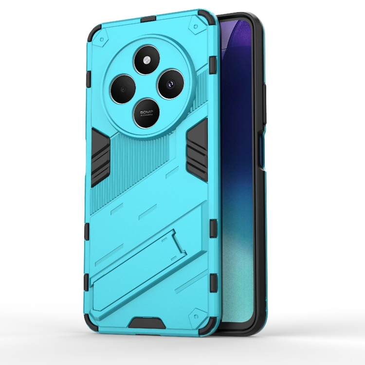 Levně BIB Ochranný obal se stojanem pro Xiaomi Redmi 14C / Poco C75 modrý