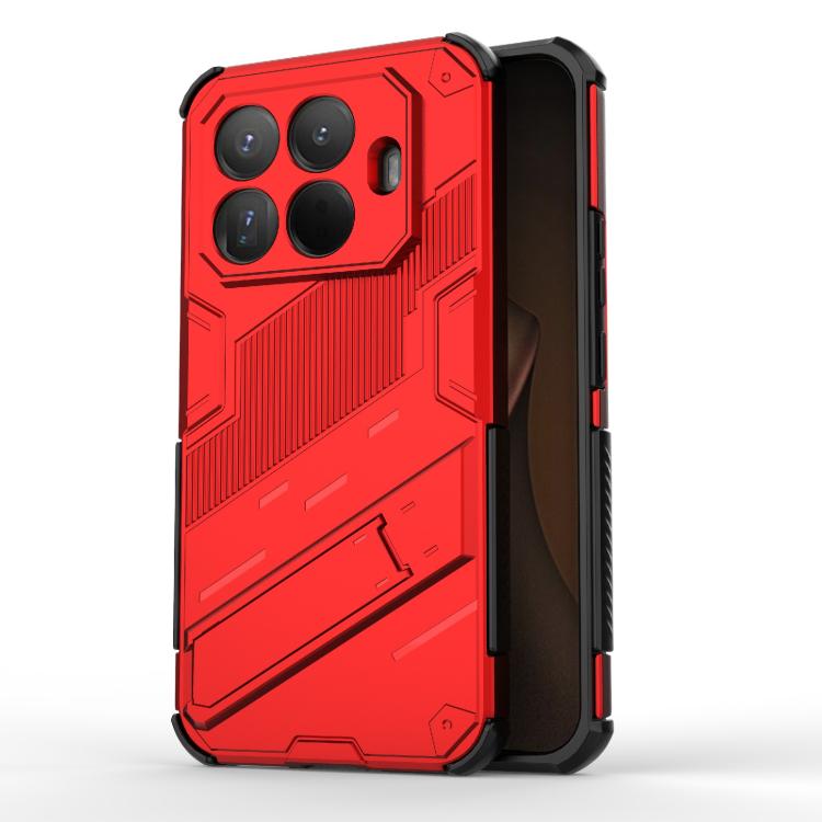 Levně Ochranný obal se stojanem pro Xiaomi 15T Pro červený