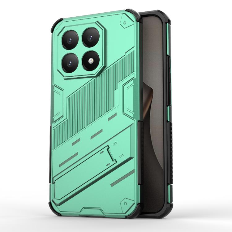 Levně Integrovaný ochranný kryt pro Xiaomi 15T zelený