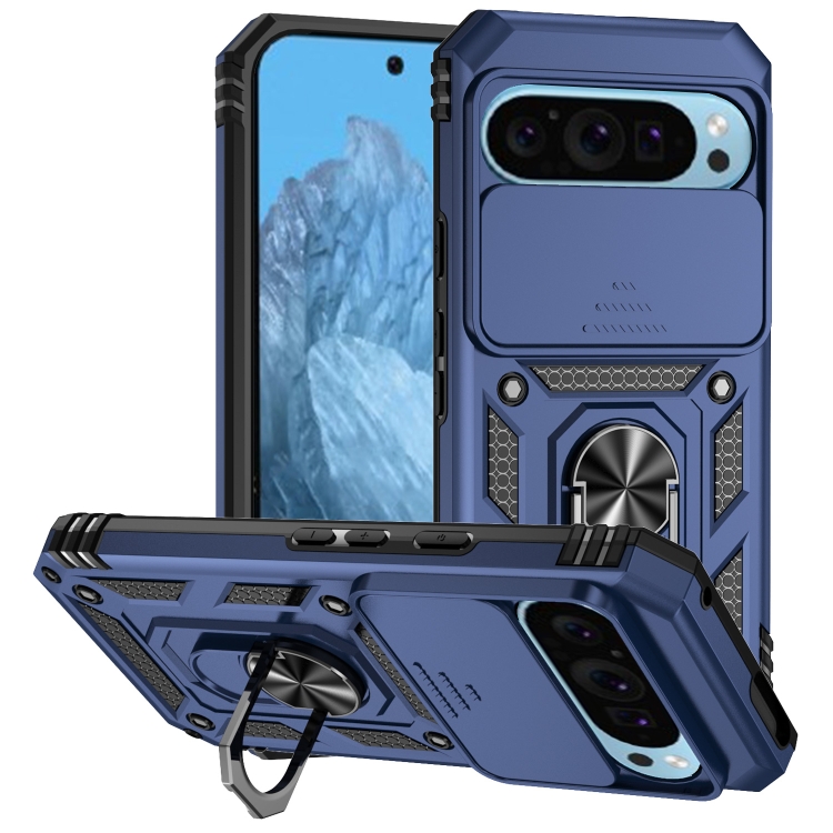 Levně RING CAMERA Kryt s držákem pro Google Pixel 9 modrý