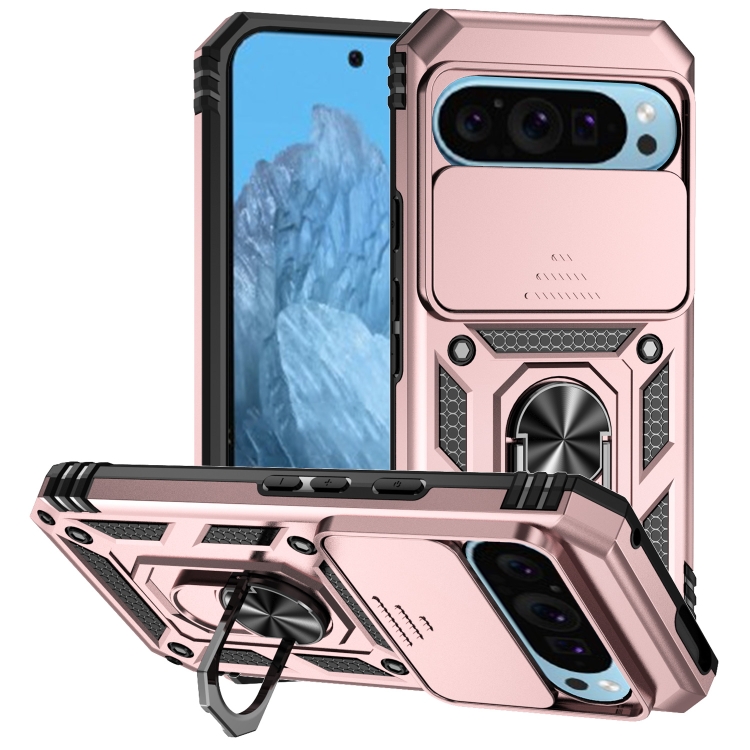 Levně RING CAMERA Kryt s držákem pro Google Pixel 9 růžový