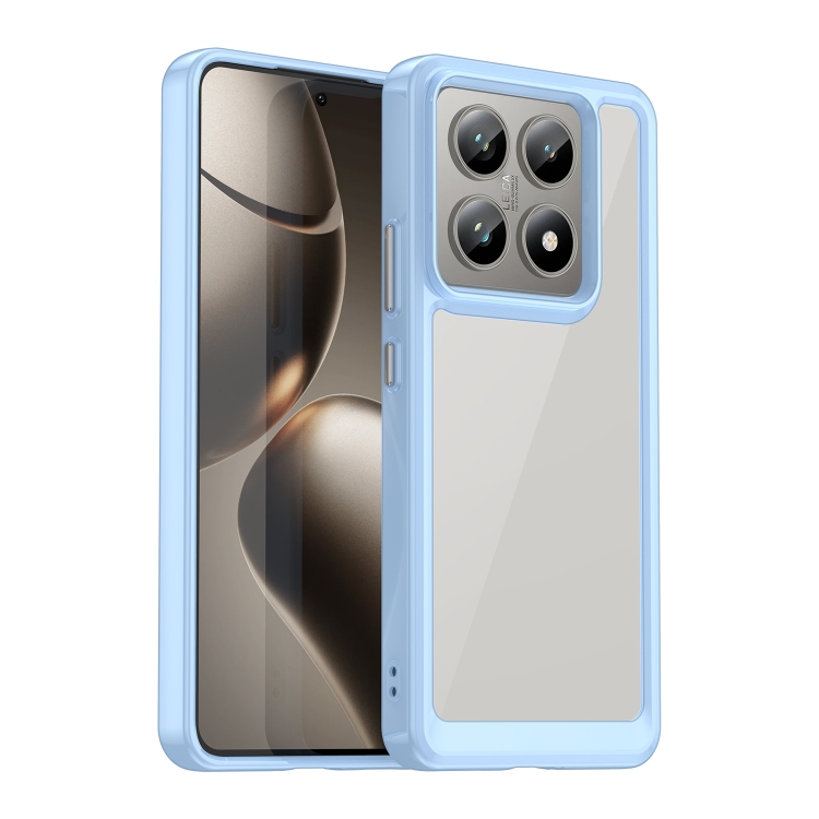 Levně CRYSTAL Ochranný kryt pro Xiaomi 14T světle modrý