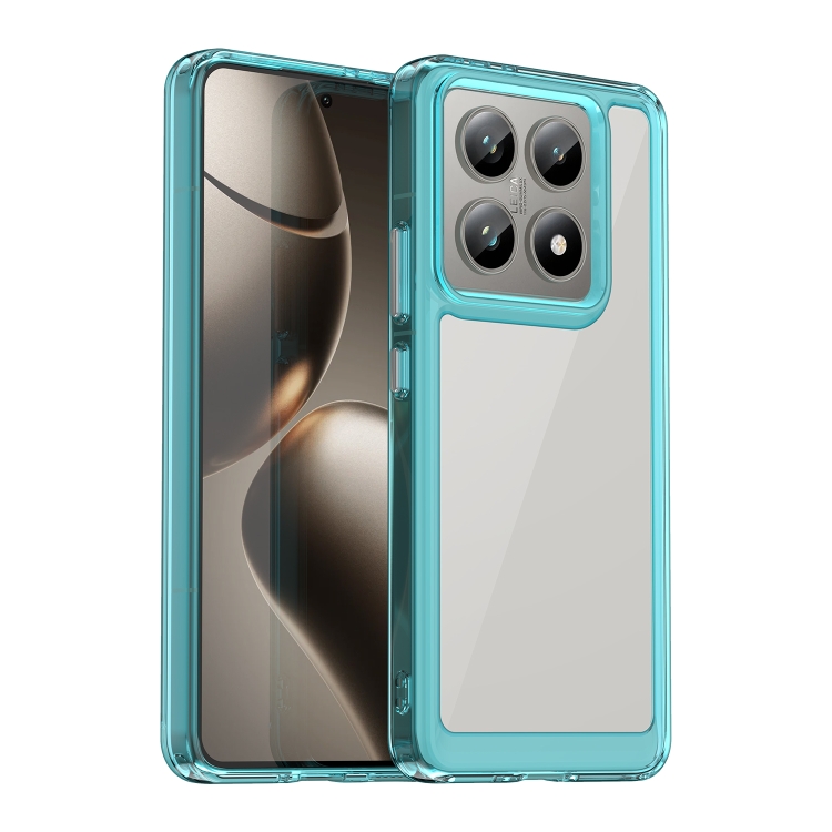 Levně CRYSTAL Ochranný kryt pro Xiaomi 14T tyrkysový