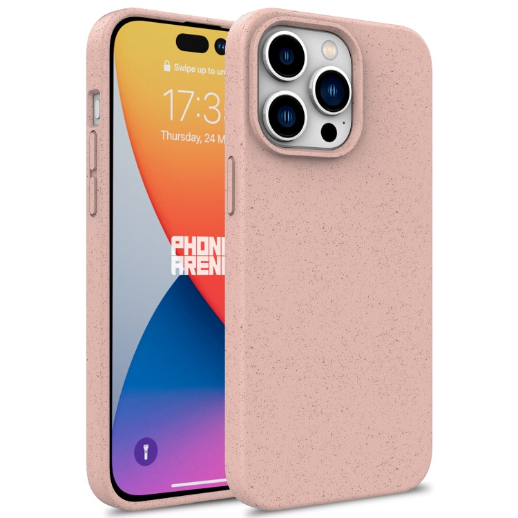 Levně ECO RUBBER Ochranný obal Apple iPhone 16 Pro Max světle růžový