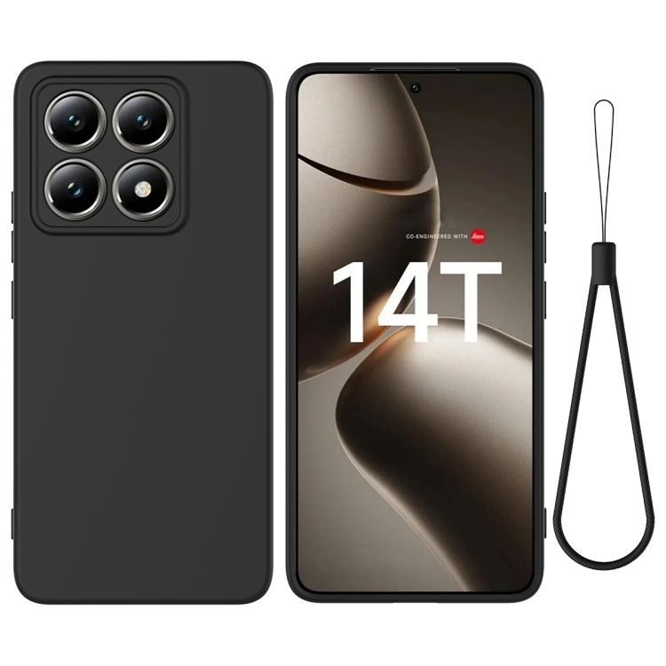 Levně RUBBER Ochranný kryt pro Xiaomi 14T černý