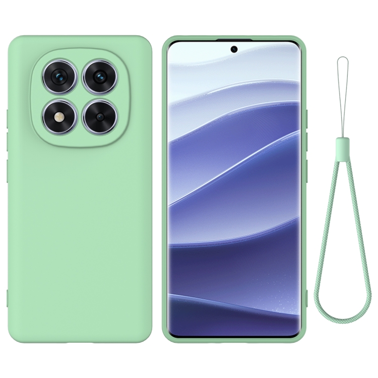 Levně RUBBER Ochranný obal pro Xiaomi Redmi Note 14 Pro 5G / Poco X7 zelený