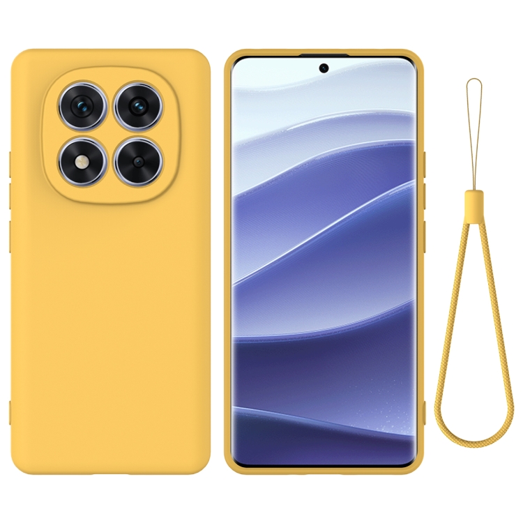 Levně RUBBER Ochranný obal pro Xiaomi Redmi Note 14 Pro+ 5G žlutý