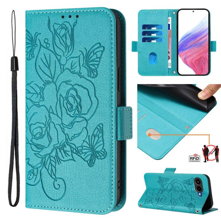 Levně ART MEADOW Peněženkový kryt pro T Phone 3 světle modrý
